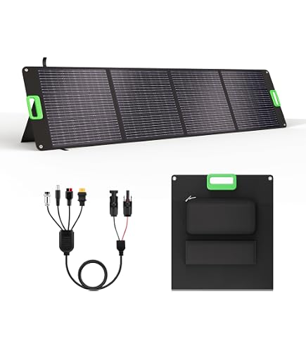 Amazon.com : SOKIOVOLA N-Type 16BB 200W Portable Solar Panel for